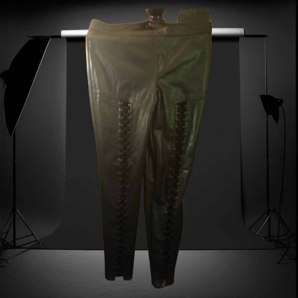 Women's faux/simile/imitation leather leggings